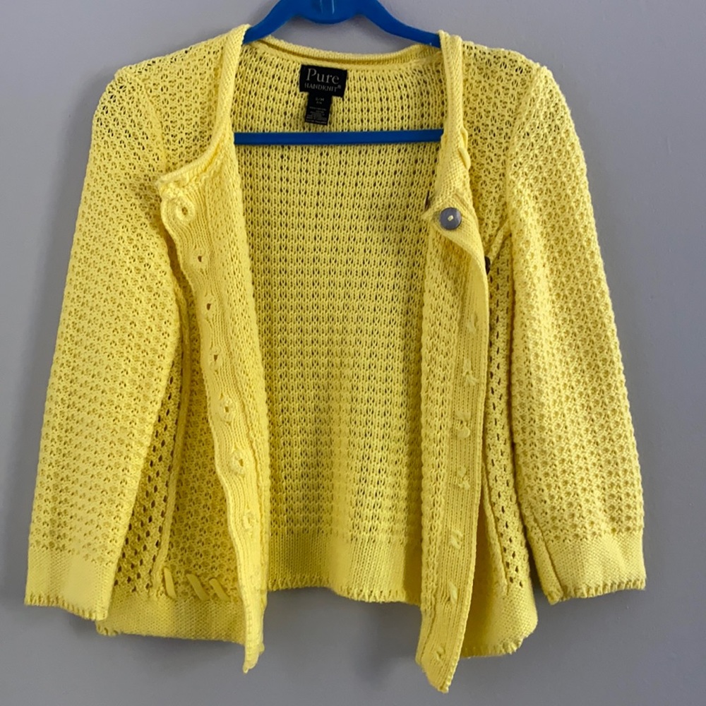 Handknit cardigan - Size S/M